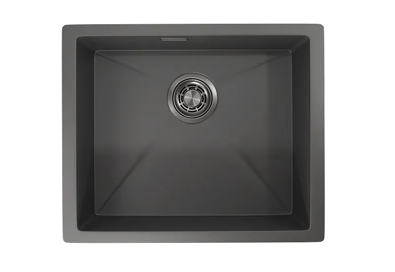 5445U, ГРАФИТ МАТОВЫЙ, стальная кухонная мойка