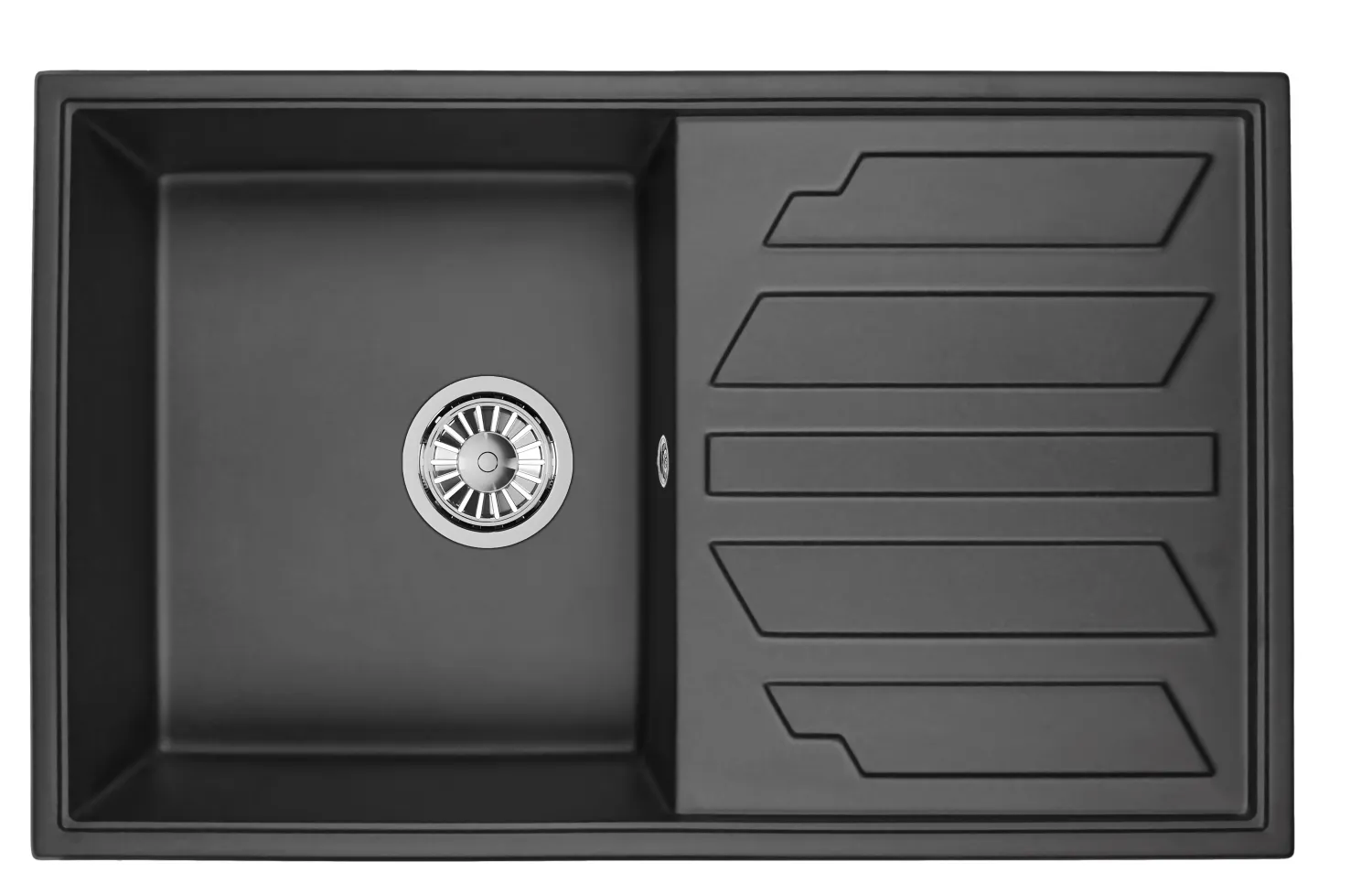 Мойка для кухни Granula 8002 алюминиум, 80х50 см, прямоугольная