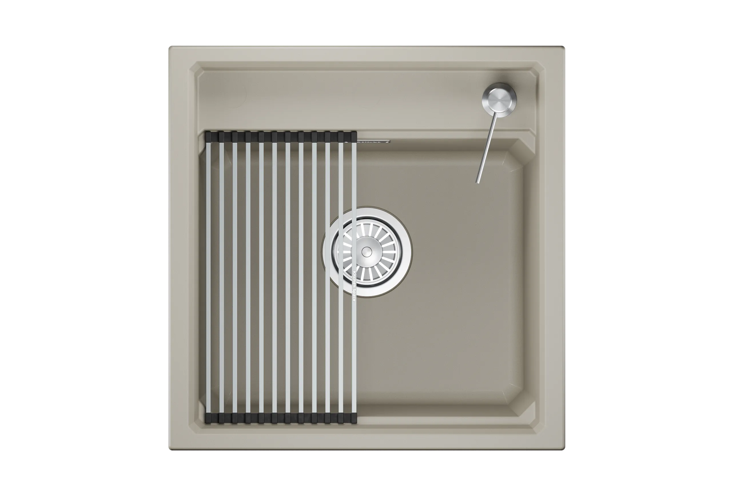 5002i,КРЕМАН, кухонная мойка, кварц KITCHEN SPACE