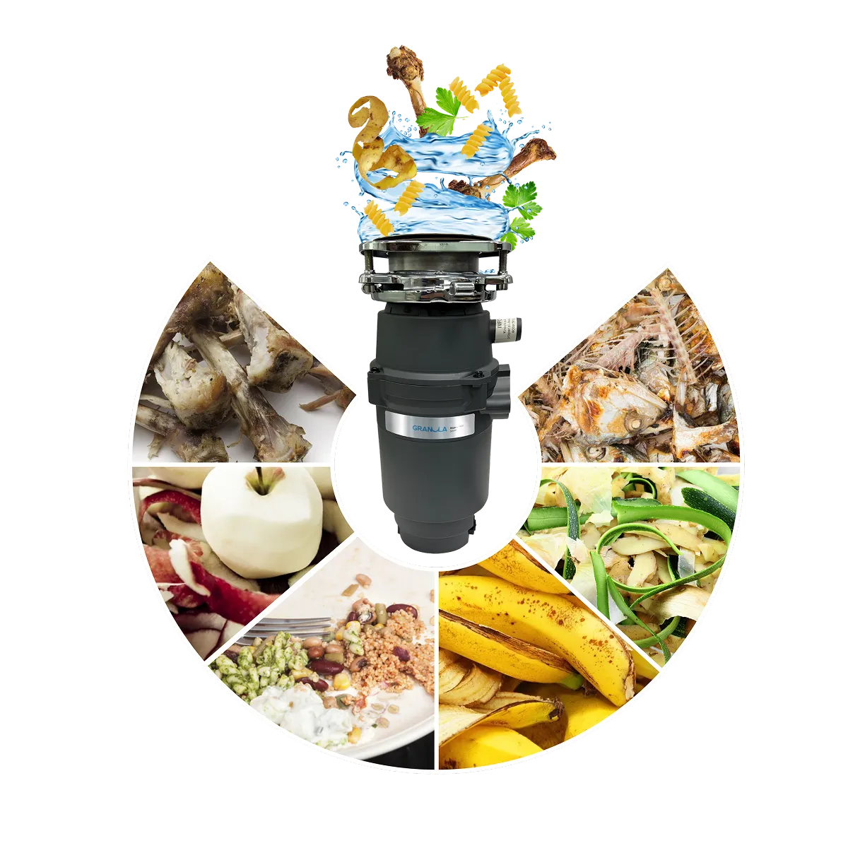 Измельчитель пищевых отходов Granula R600