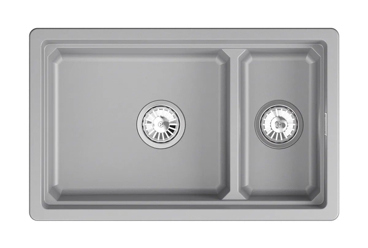 Мойка для кухни Granula Kitchen Space 7304iU алюминиум, 73х45 см, прямоугольная
