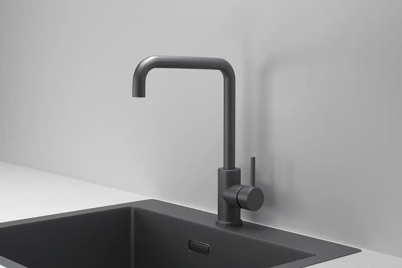 KS-7110, ГРАФИТ МАТОВЫЙ, СМЕСИТЕЛЬ КУХОННЫЙ