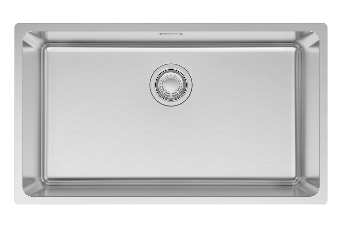 Мойка для кухни Granula 7604 нержавеющая сталь, сатин, 760х440 мм